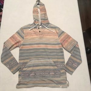 Free planet hoodie, medium, see picture of discolored spots on back of hoodie